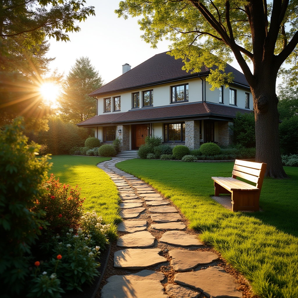 Vilă cu curte în Sibiu fotografiată pentru un dezvoltator imobiliar